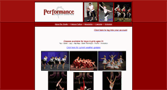 Desktop Screenshot of performancedancecentre.com